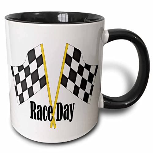 3dRose Car Racing 11oz Two-Tone Mug