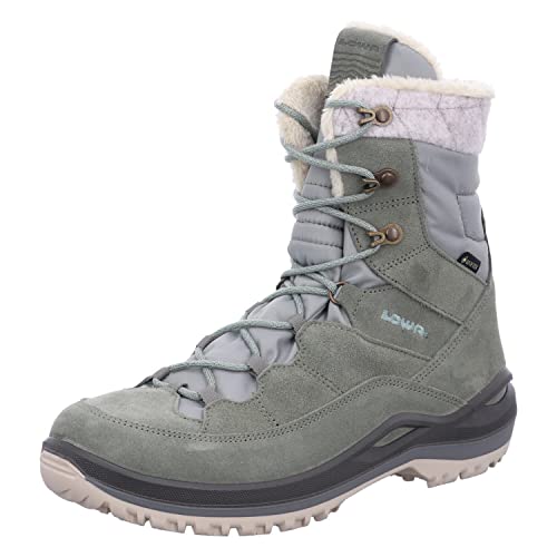 LOWA W Calceta Iii GTX Grün - Gore-Tex Gefütterter modischer Damen Gore-Tex Winterstiefel, Größe EU 39.5 - Farbe Seeg