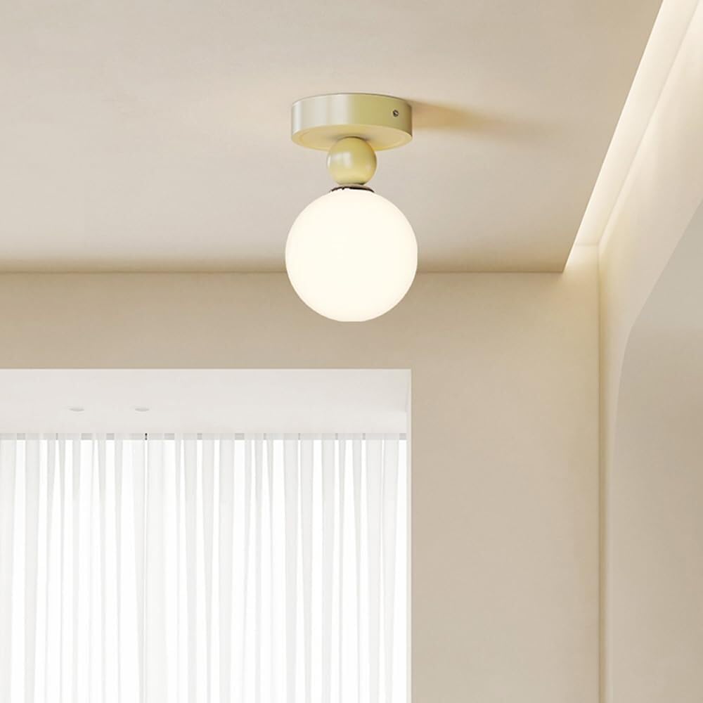 Lampy sufitowe LED Nowoczesne 5" G9 Globe Szklane Lampy Sufitowe Nordic do Wejścia Balkonu (kawa mleczna)