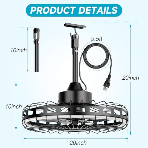 Outdoor Ceiling Fan with Light DROPS TO - image 8
