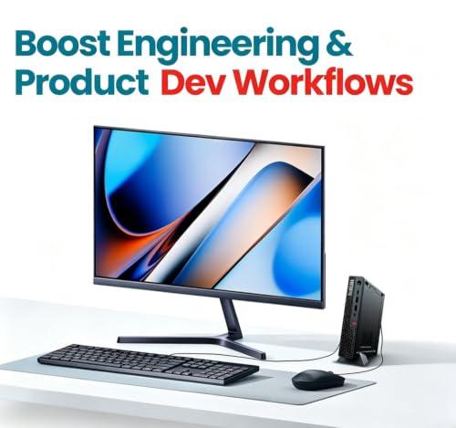 Image of Lenovo ThinkStation P3 Tiny Desktop Computer | Intel Core i5-14500 vPro(14 Cores, Up to 5GHz) | 32GB DDR5 RAM, 2TB SSD | WIFI6 | USB Keyboard & Mouse | Dual 4K Display Support | Windows 11