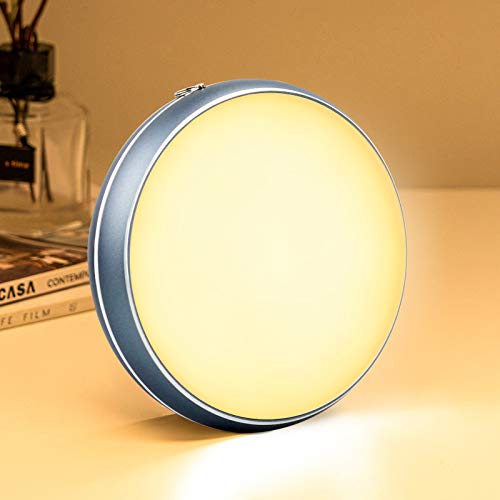 Preisvergleich Produktbild smpufier LED-Nachtlicht mit buntem Licht, dimmbarer Touch-Steuerung und wiederaufladbarer Lampe, tragbar, Notlicht, überall aufklebbares Licht für Baby,Kinder, Schlafzimmer, Flur, drinnen und draußen