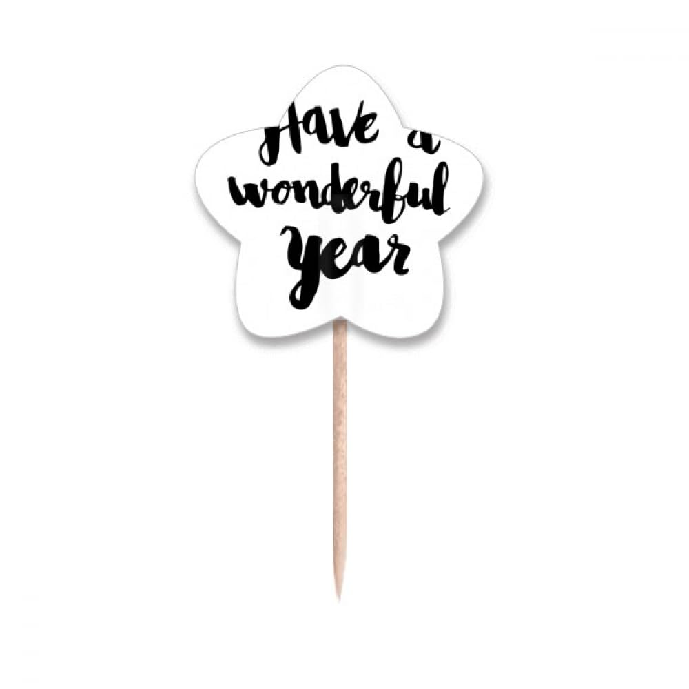 Cure-dents Have A Wonderful Year idée cadeau originale pour table d'invités