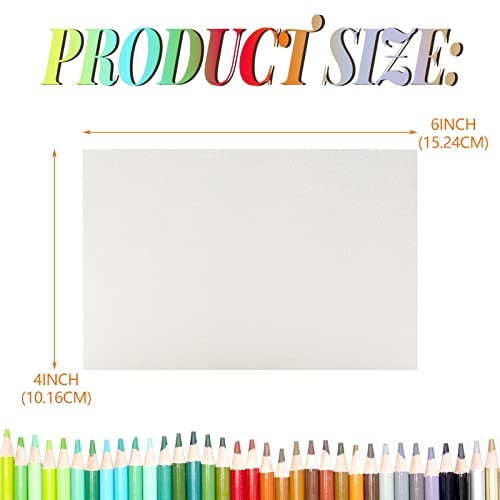 Fyess 100Pcs 100% Rag Cotton White Watercolor Paper Cold Press Paper Bulk 140Lb Heavyweight Paper Watercolor Paper Cards Watercolor Drawing Student Artist For Kids,4 X 6 Inch #TOP1