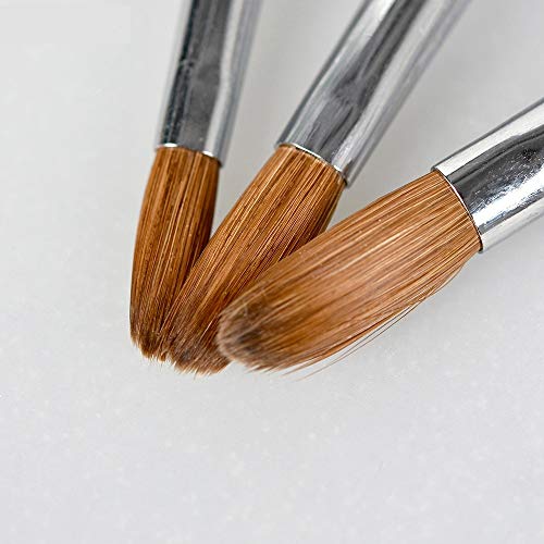 Kads Kolinsky Sable Acrylic Nail Art Brush Red Wood Pen Nail Brush For Nail Art Manicure Tool (6#) #TOP3