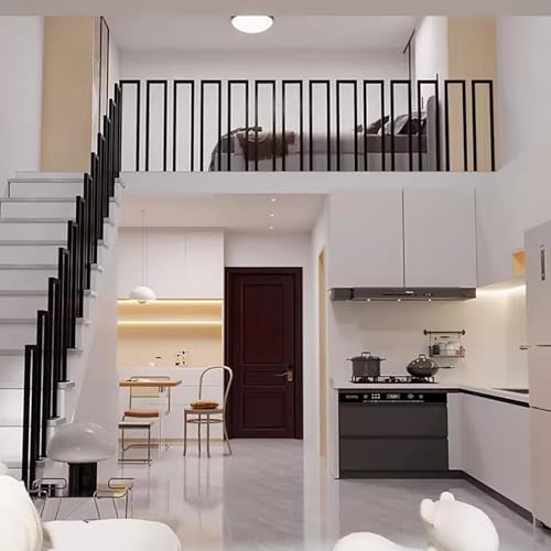 Rambarde d'escalier antidérapante en kit pour garde-corps intérieur - 2