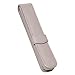 Produktbild ONLINE Leder-Etui Classic für einen Stift, Kugelschreiber-Etui, für Schreibgeräte aller Marken, Echtleder, Geschenkidee für jeden Anlass, 14,5 x 2,5 x 2,5 cm, hellgrau, für 1 Schreibgerät