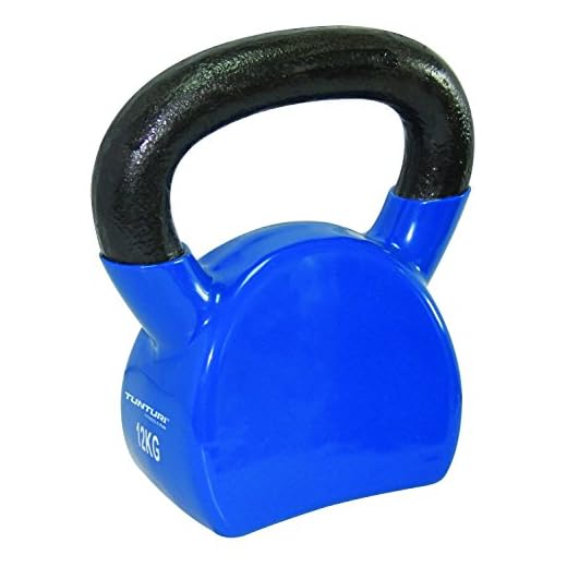 Tunturi Kettlebells Pesa Rusa Vinilo, Unisex Adulto, Blue, 1