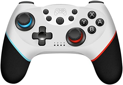 [2024 New Version] Switch Controller, Wireless Pro Controller Switch Lite, Switch Remote Controller Gamepad Joystick, Turbo and Dual Vibration (White) - Game Boy Advance