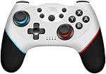 [2024 New Version] Switch Controller, Wireless Pro Controller Switch Lite, Switch Remote Controller Gamepad Joystick, Turbo and Dual Vibration (White) - Game Boy Advance