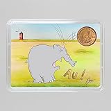 Valcambi Krügerrand Ottifant Otto Waalkes - Moneta d'oro 916 con certificato World of Coi...