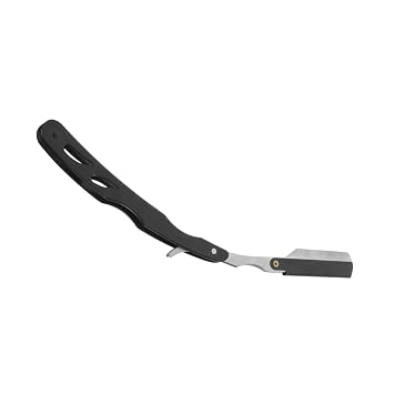 Beavorty 1pc Vintage Manual Beard Shaver Comfortable Handle Ergonomic for Precision Grooming and Hair Removal Hair Salons and Home Use