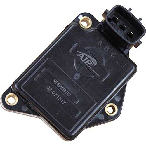 AIP Electronics Premium Mass Air Flow Sensor MAF AFM Compatible with 1990-1996 Nissan 2.4L D21 Ka24E 4Cyl AFH55M10 OEM Fit MF55M10