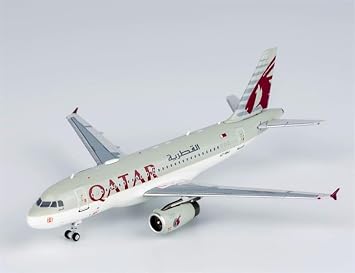 for NG Models for Qatar Airways for Airbus A319-100ACJ A7-HHJ 1400 Aircraft Pre-Built Model