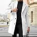 Herren-Mantel-Wollmantel, Herren Mantel Slim Fit Business Trenchcoat Stehkragen Übergangsmantel Wintermantel Große Größen Lang Wollmantel Bequeme Freizeit Mäntel Leicht Große Größen