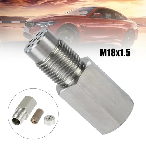 Adaptador de sensor de O2 M18 en acero inoxidable SS304 para solucionar luz CEL 2