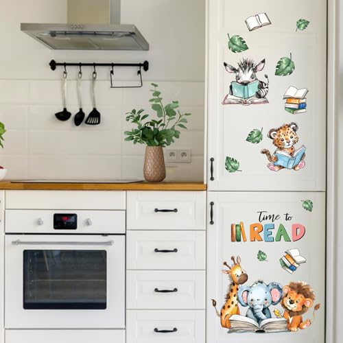 Vinilos Decorativos Animales Lectura Mfault 35x12 Pulgadas miniatura 5