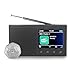 Produktbild Roxel Pocket DAB/DAB+ und FM Radio | Wiederaufladbarer Akku Taschenradio mit 8+ Stunden Wiedergabe | Dual Alarm, 20 Voreinstellungen und Vollfarb-LED-Display | USB, Kopfhöreranschluss