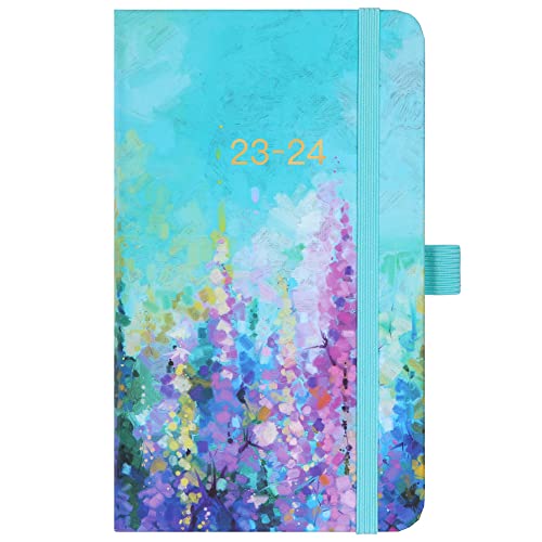 Pocket Planner 2023-2024 - 2023-2024 Pocket Planner/Calendar, Jul.2023 - Jun.2024, 12-Month Weekly Monthly Pocket Planner And Schedule Organizer, 3.93''×6.29'', Pen Loop + Inner Pocket + 2 Bookmarks - Oil Painting #TOP8