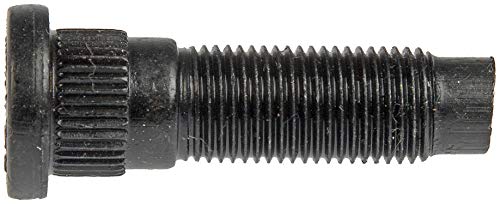 Dorman 610-447 1/2-20 Serrated Wheel Stud - .627 in. Knurl, 1-7/8 in. Length Compatible with Select Jeep Models, 10 Pack (Made in USA)