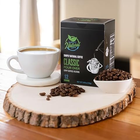 Simply Natural- Authentic vietnamese Coffee- Special Classic Vietnamese Blend Pour-Over Drip Coffee, (12 Servings Box) Cover