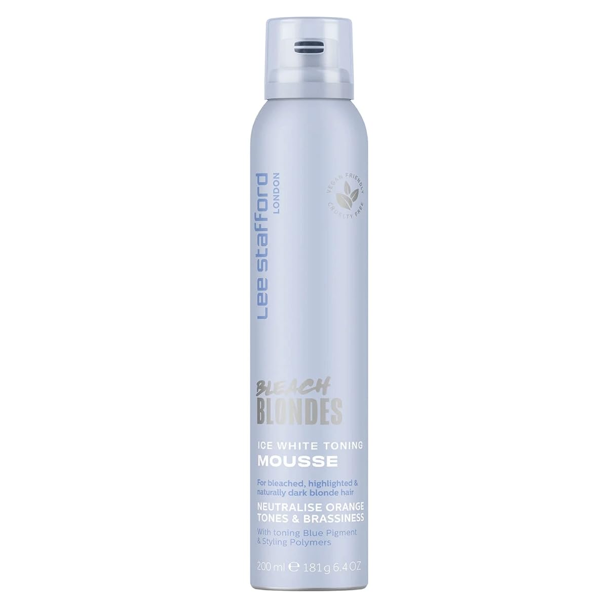 Lee Stafford Blue Toning Mousse, 200 ml (Pack of 1)