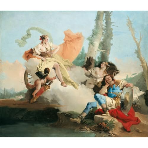 Poster Tiepolo Rinaldo Enchanté par Armida pour habiller un grand mur vide