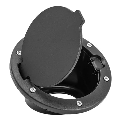 Bouchon de carburant Jeep Wrangler JK 2007-2018 avec cache de trappe arrière noir HLWXMDZ