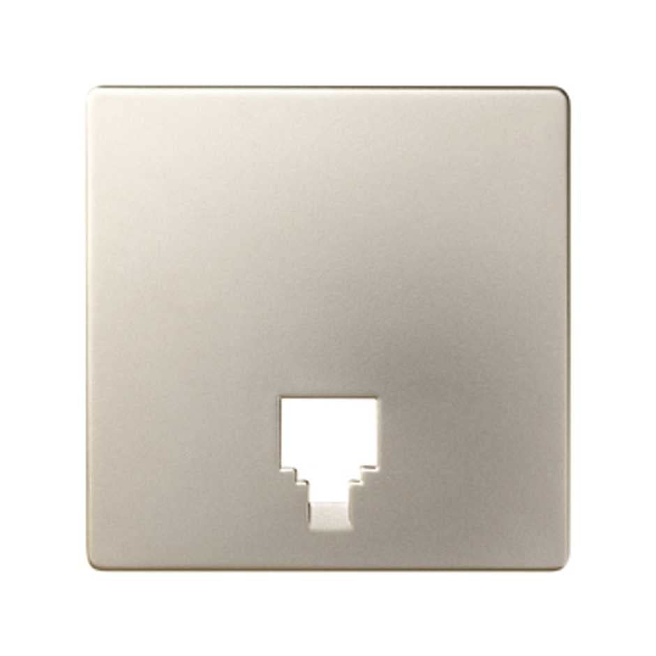 SIMON 82062 Klappdeckel Für Telefonsteckdose – Serie 82, Matt Sektfarbe