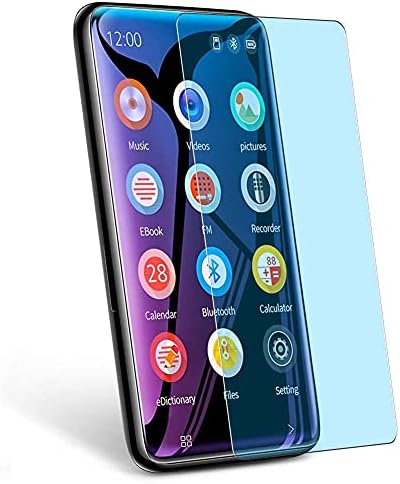 Puccy 3 Pack Anti Blue Light Screen Protector Film, compatible with TIMMKOO Q3 MP3 Player TPU Guard （ Not Tempered Glass Protectors ）