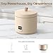 TOKIT Rice Cooker Small 3 Cup Uncooked /6 Cup Cooked, Modern Multifunctional Mini Rice Cooker with Display Touch Button for 1-3 People Ceramic Coated Non-Stick Pot 8 Cook Functions - Cooking & Warmer
