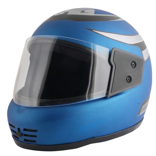 Image of Sage Square Audi Kimi Full Face Helmet | ISI Certified | Clear Visor | Ultra Comfort Inner Padding Extra Comfort & Stylish