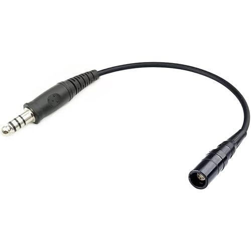 HENGYONGTA 6 Pin Female for Bose A20 Aviation Headset Converts to Helicopter U174 Male Headset Adapter Cable (3.9 INCH / 10CM)