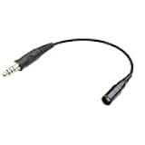 HENGYONGTA 6 Pin Female for Bose A20 Aviation Headset Converts to Helicopter U174 Male Headset Adapter Cable (3.9 INCH / 10CM)