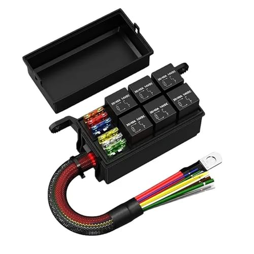 Boîtier relais étanche 12V 80A pré-câblé 4P pour faisceau électrique de voiture et moto
