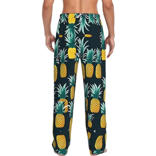 Pantalon de pyjama ananas taille M : finis les bas de nuit serrés qui tiennent chaud - 3