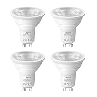 Lepro GU10 LED Warmweiss 6W Lampe, 2700K Warmweiß, 630 Lumen, 38° Abstrahlwinkel, Nicht dimmbar Reflektorlampe, Energiesparendes GU10 LED Leuchtmittel für Wohnzimmer, Küche, Schlafzimmer,4 Stück