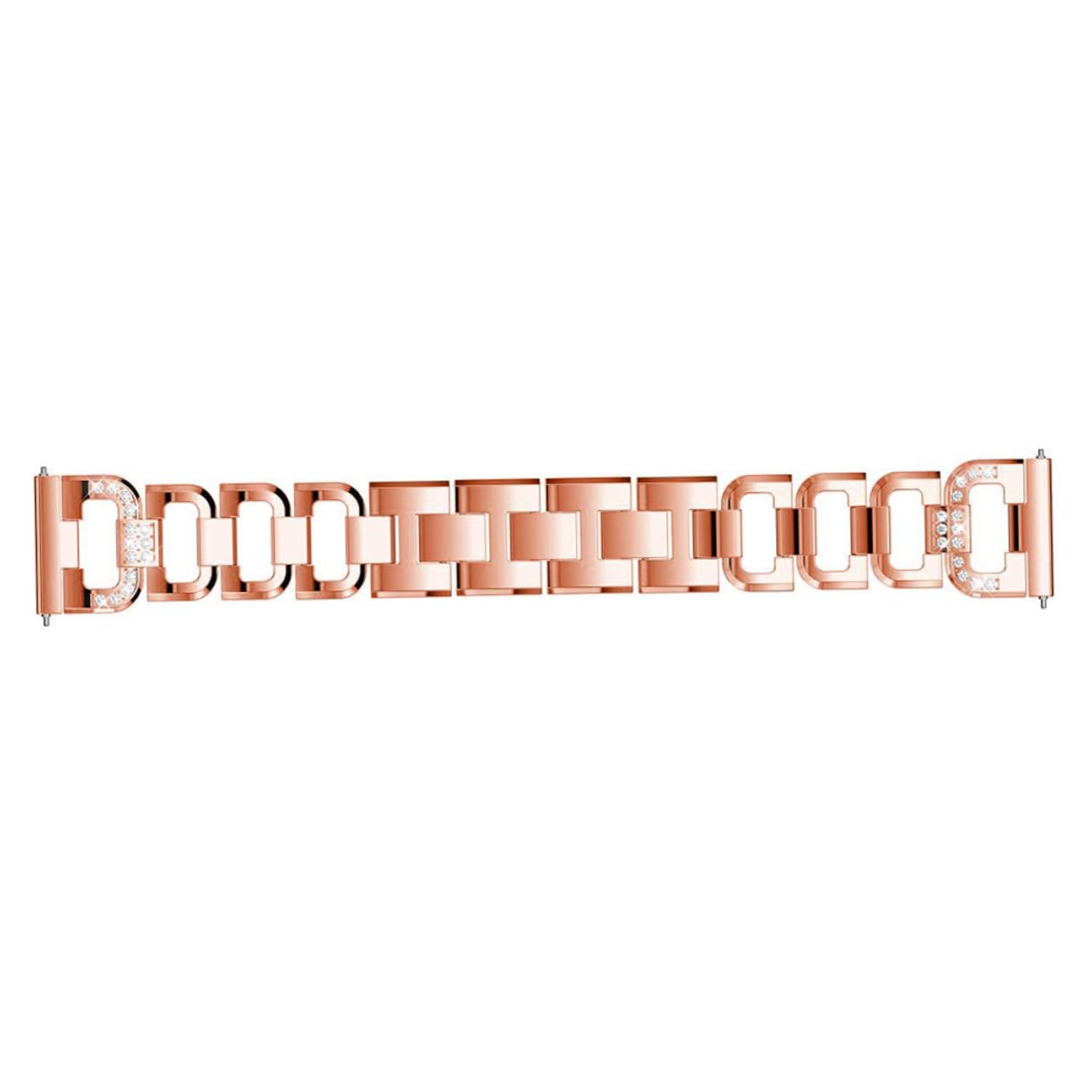 Housoutil Lot De 3 Bracelets De Montre En Métal Pour Montre Connectée Accessoires De Montre En Strass Bracelet De Rechange En Forme De D Avec Cadre De Montre Compatible