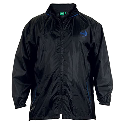 D555 Veste de Pluie Grande Taille Homme Noir Grande Taille Homme Noir