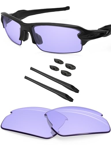Image of BLAZERBUCK Replacement Lenses & Sock Kit for Oakley Flak 2.0 OO9295 Sunglasses