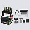 Asge Rucksack Jungen Schulrucksack Teenager Jugendliche Coole Schule Daypacks Kinder Reflektierender Schultasche Outdoor Camping Groß Schulranzen Wasserdicht Ranzen Schultertaschen set #5