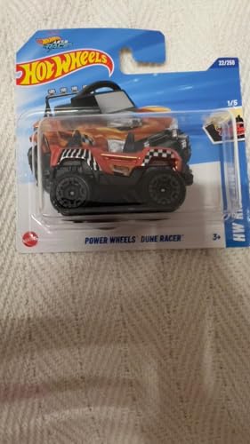 Hot Wheels Vehículo a Escala 1:64 para Jugar o Exhibir. Colección de Automoviles. Regalo para niños. Modelo del 2025,Elige 1 Coche (HYX52, 22/250 Power Wheels Dune Racer)