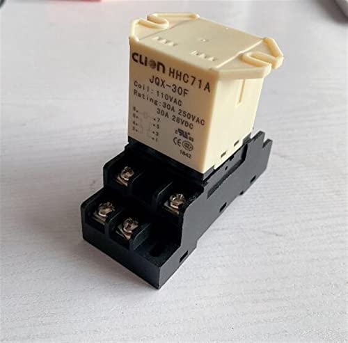 Relais de puissance 8pin JQX-30F 2Z AC110V 30A composant commande armoire électrique