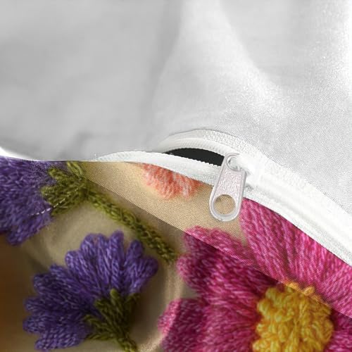Parure de lit confortable en microfibre imprimé en 3D résistante pour lit king - 8