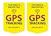 GPS Tracking Aufkleber 2 Stück für Fahrrad Mountainbike Trekking Bike Sticker Wetterfest UV-Beständig