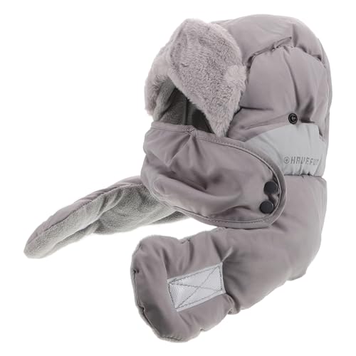 SAFIGLE Sombrero A Prueba De Viento Sombreros para Hombres Sombrero Sombrero Sombrero Cálido Sombrero De Cazador De Pieles Sombrero De Piel Sombrero De Orejas De Piel Poliéster Ligero