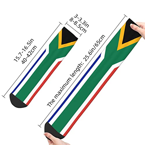 CUTEDWARF Flag Of South Africa Athletic Socks Adult Casual Mid Tube Sock Warm Cozy Cushion Sockings3