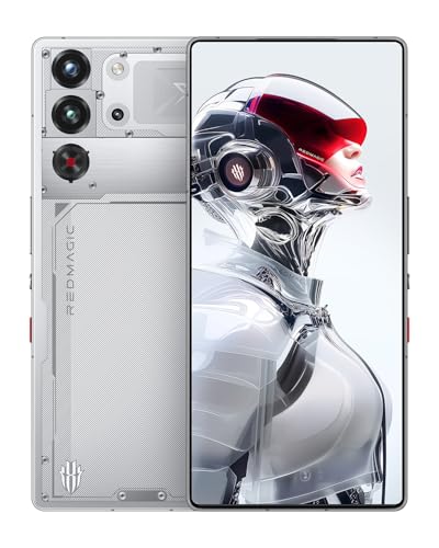 REDMAGIC 10S Pro 144Hz Gaming Handy, 5G Android Smartphone, 24GB RAM+1TB ROM, Snapdragon 8 Elite Leading Version, 6.85 1.5K Full Screen Gaming Telefon, 50MP Camera, 80W Ladegerät, Silber