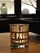 Glass Tealight Candle Holder - “Work Hard And Be Proud Of What You Achieve”