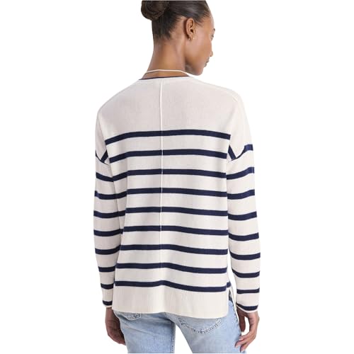 vineyard vines Women's Seaspun Cashmere Breton Stripe Tunic Sweater2